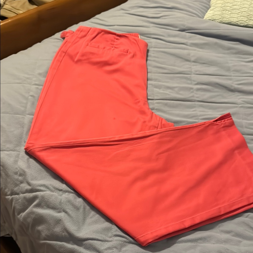 Talbots Pink Cropped Ankle Pants